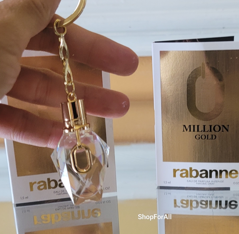 Paco Rabanne Key Chain Keyfob Bag Charm Tag New Authentic - Picture 3 of 4